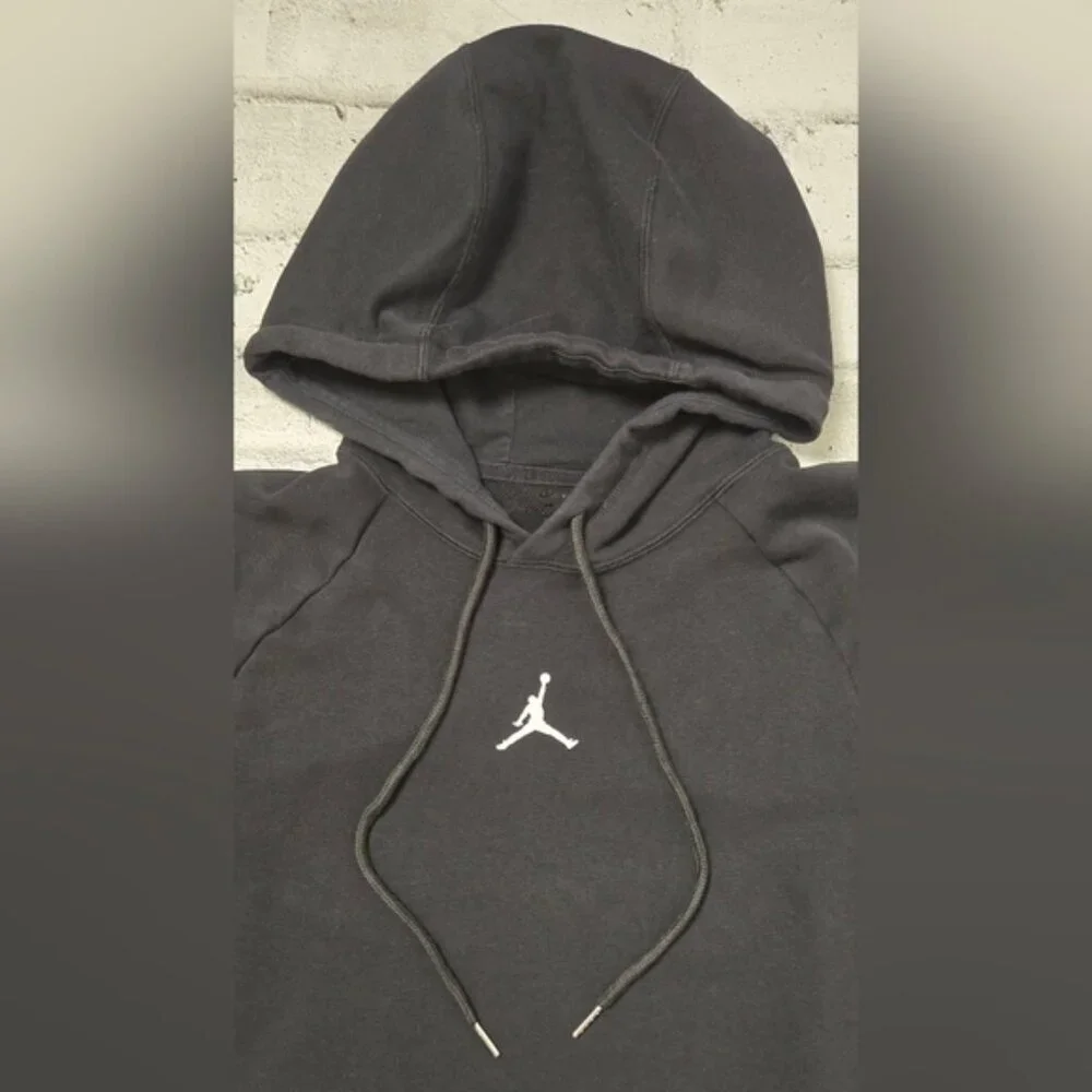 Nike Air Jordan Dri-FIT Hoodie Black Pullover Mens Small Jumpman